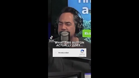 What does clicking in - "I am not a robot Button?"