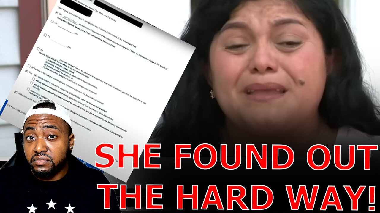 Illegal Immigrant SHOOK TO TEARS Over Trump DHS Fining Her $1.8 MILLION For REFUSING To Self Deport!