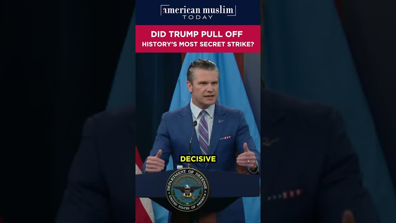 Did Trump pull off historie's most secret strike?