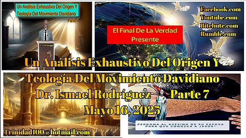 Teologia Del Movimiento Davidiano parte 7