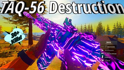 Winning Solos in Warzone With The MW2 TAQ-56 & Lachmann Shroud!