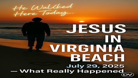 Jesus Walked Through Virginia Beach Today – You Have to See This