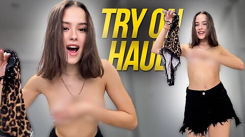 [4K USA] Leopard Lace Top 🐆 Bold Try-On That Steals the Spotlight | Fierce & Feminine