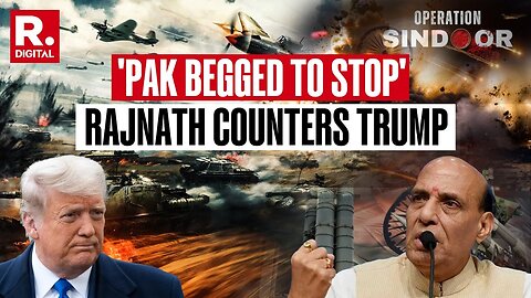 Defence Minister Rajnath Singh Debunks Trump's Ceasefire Claims | Op Sindoor | Parliament Session
