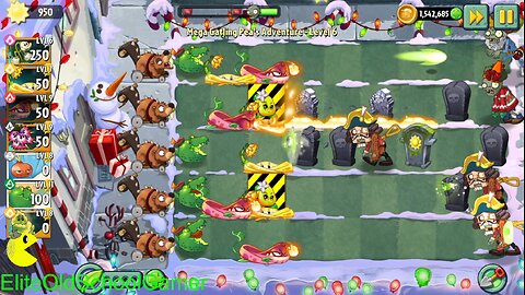 Plants vs Zombies 2 - Thymed Event - Mega Gatling Pea Adventures - Hard Levels - January 2026