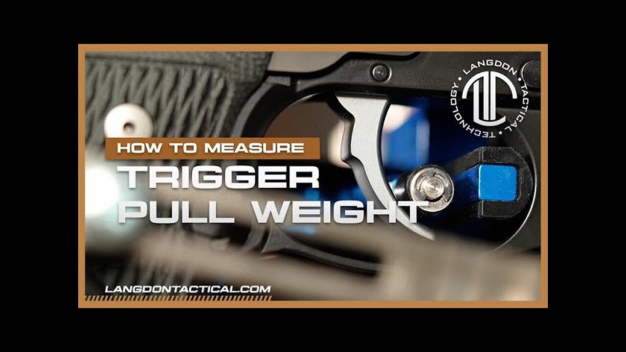 How To Measure Trigger Pull Weight - The LTT Difference