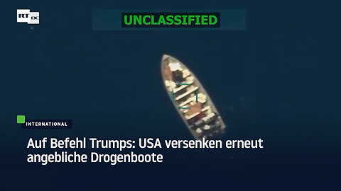 Auf Befehl Trumps: USA versenken erneut angebliche Drogenboote