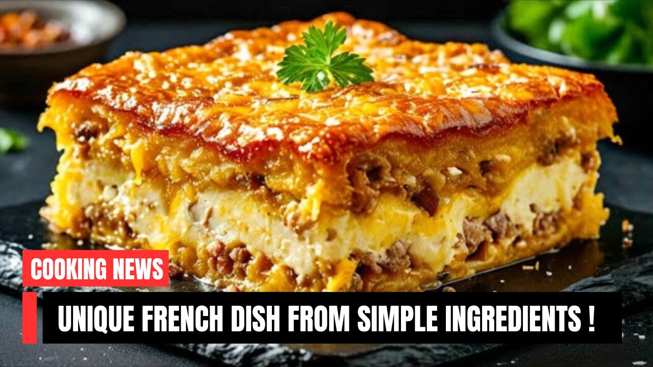 A unique French dish from simple ingredients! Delicious potato dish