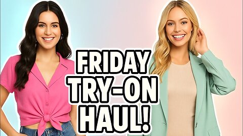 Casual Friday Try On Haul | Friday outfits inspo👗
