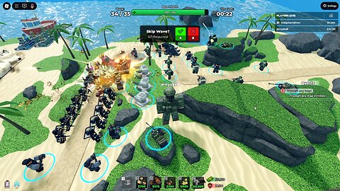 Playing Tower Defence Simulator in Roblox - (No Commentary).