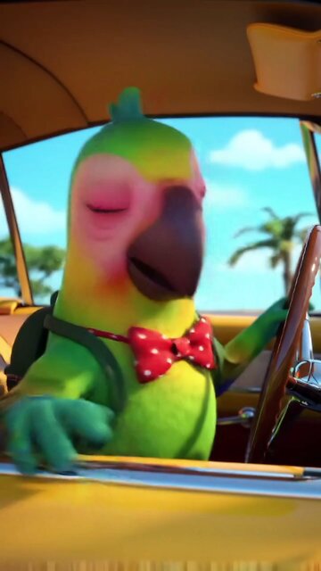 Parrot's Funky Car Dance Will Crack You Up!"
