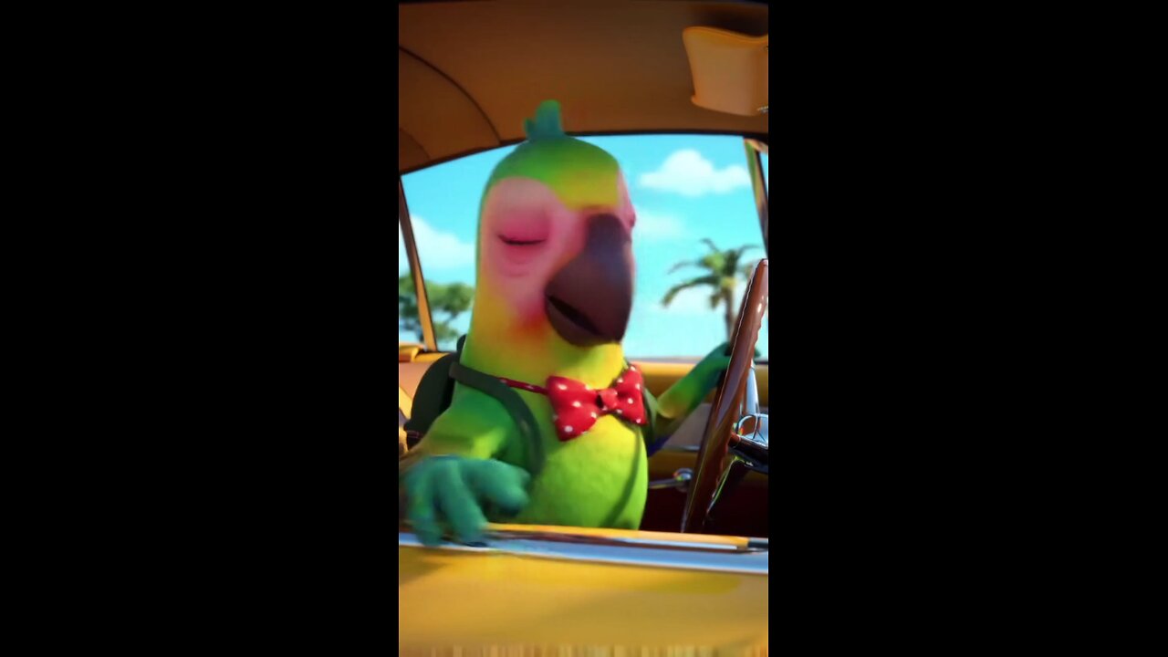 Parrot's Funky Car Dance Will Crack You Up!"