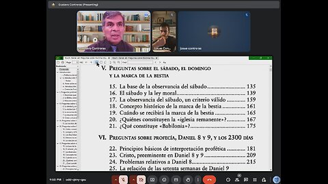Los adventistas del séptimo día responden Preguntas sobre doctrina (QOD): Índice Google Meet