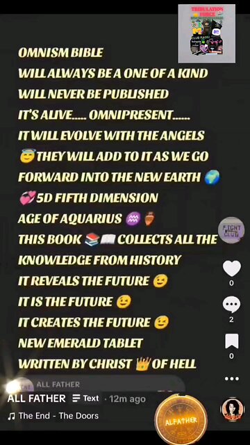 OMNISM BIBLE CHRIST OF HELL CHURCH ON THE ROCK