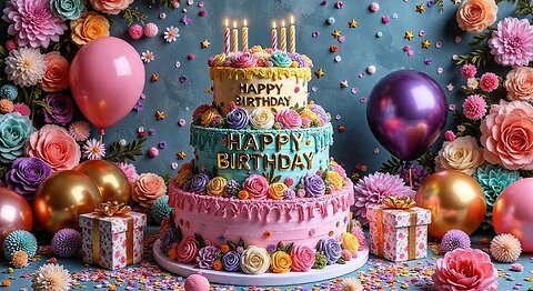 Magical Birthday Moments 💕 The Most Beautiful Cake & Touching Song