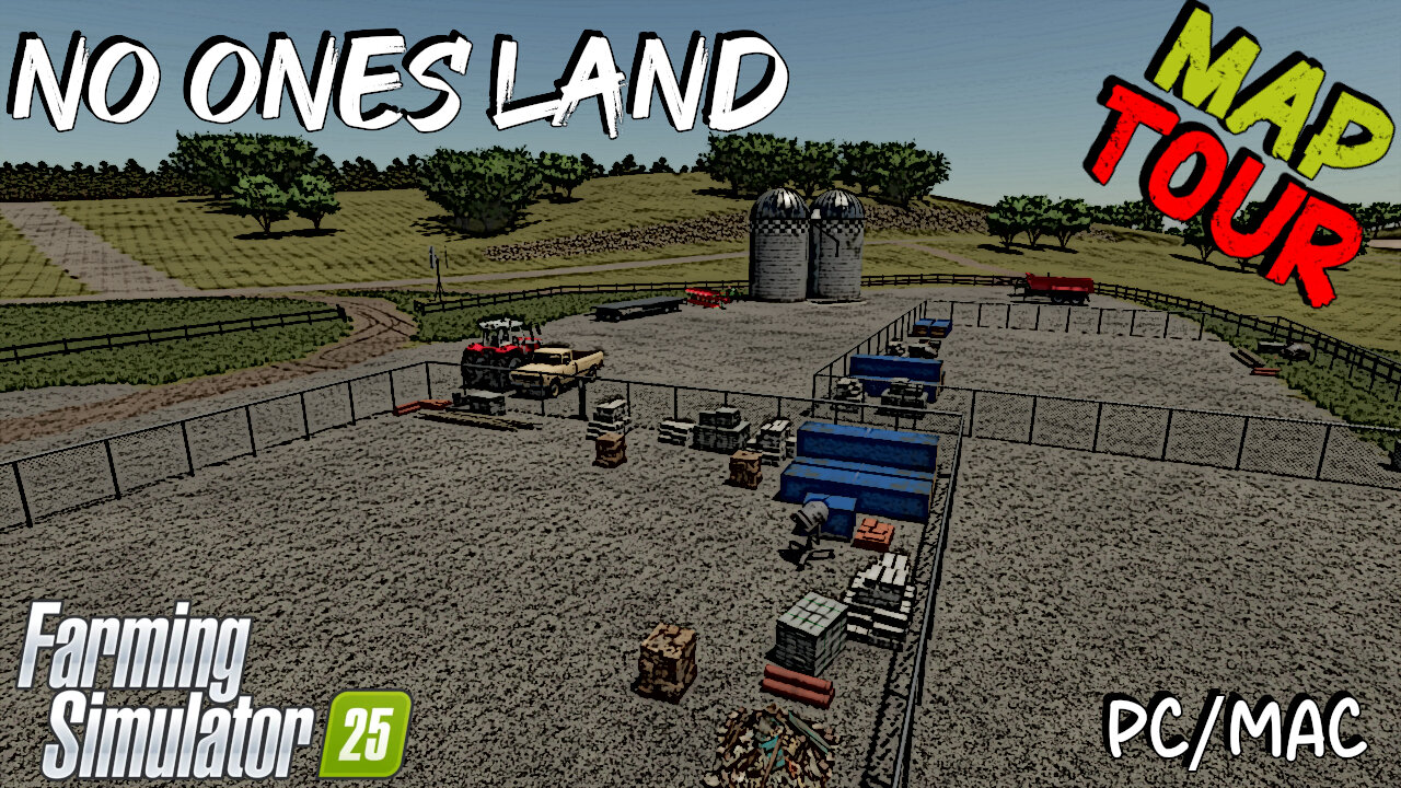 Map Tour | No Ones Land | Farming Simulator 25