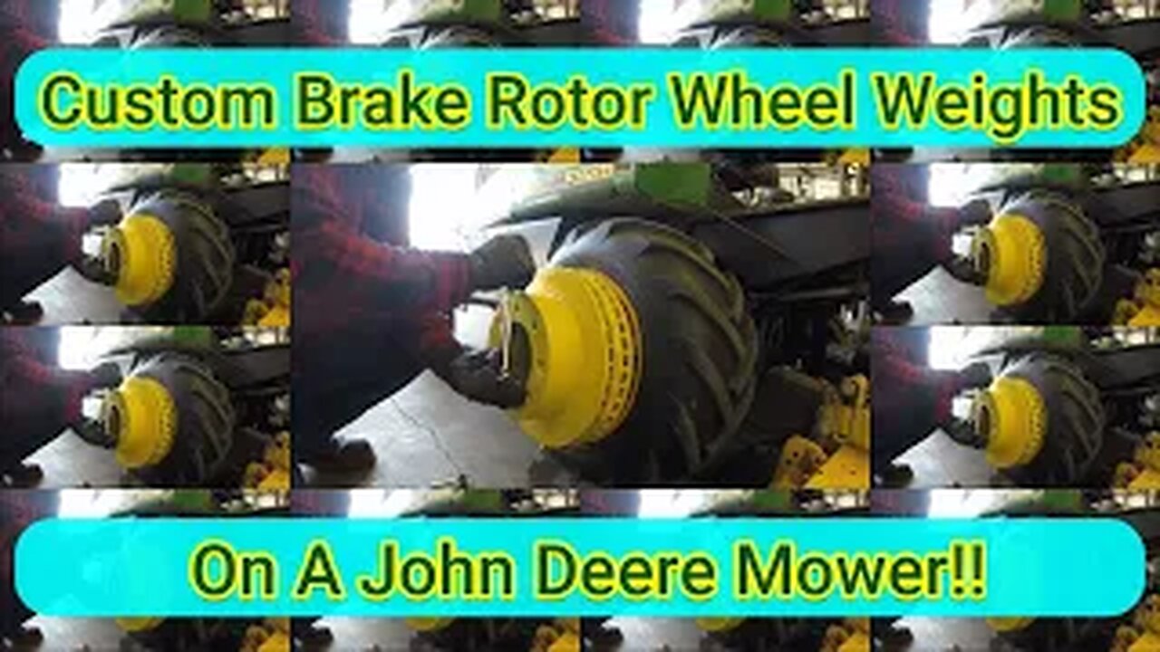 John Deere Mower Wheel Weight Fabrication