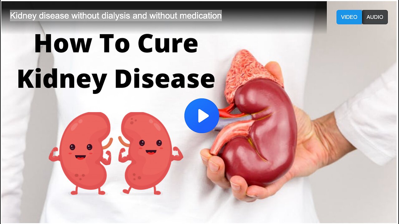 Kidney disease without dialysis and without medication