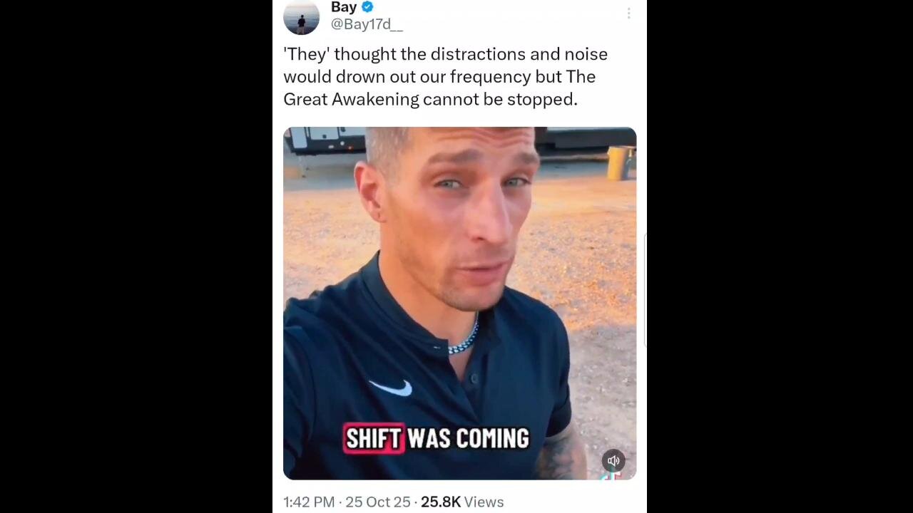 'They' thought distractions & noise would drown out our frequency & Stop The Great Awakening