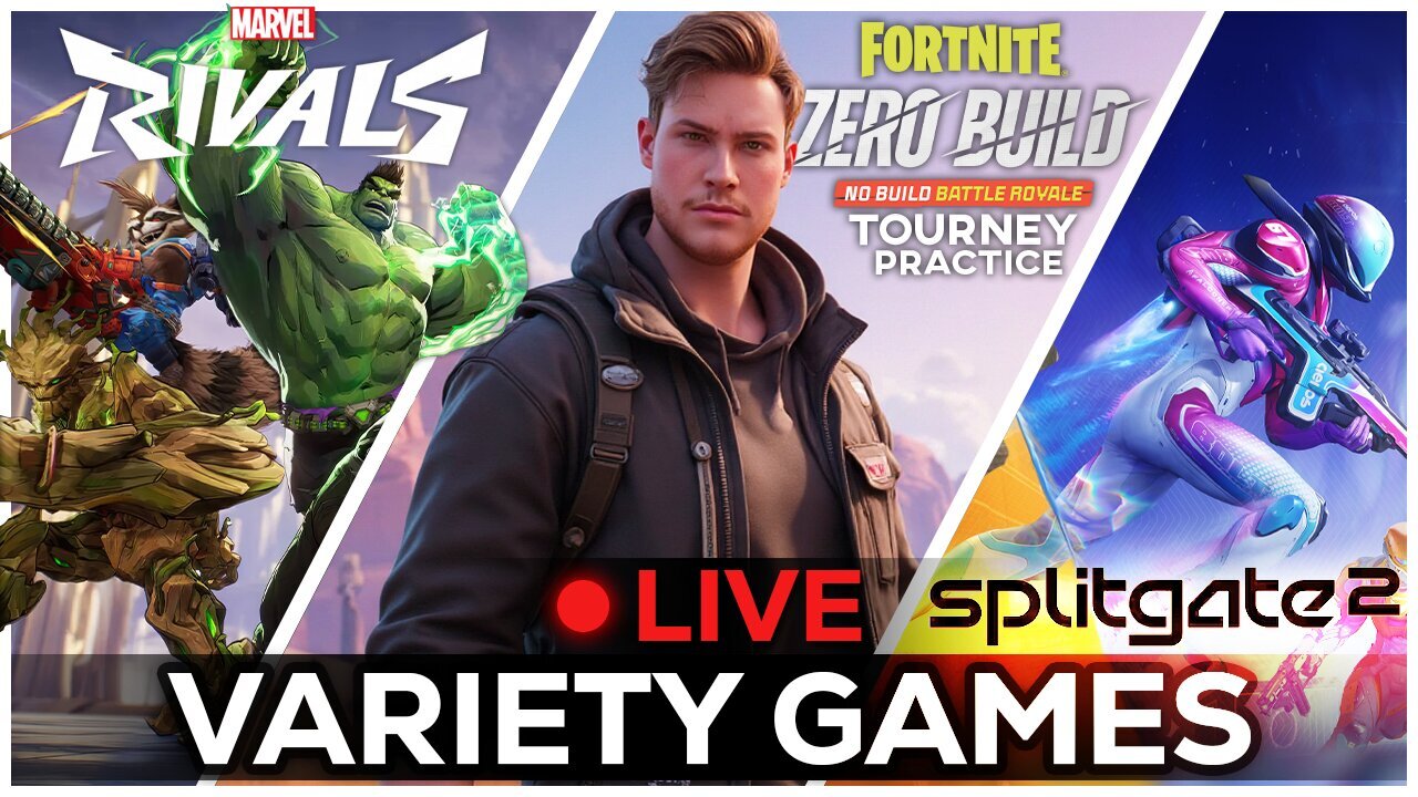 🔴LIVE IN 1440p! - Splitgate 2, Fortnite Practice, VR Games, and More! - Come Hang Out!