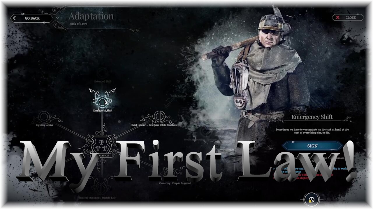 My First Law! / Frostpunk R1 E2