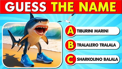 Guess the Real Name 🧠 or Get Exposed 😱 | Italian Brainrot Animals Quiz🙌🏻