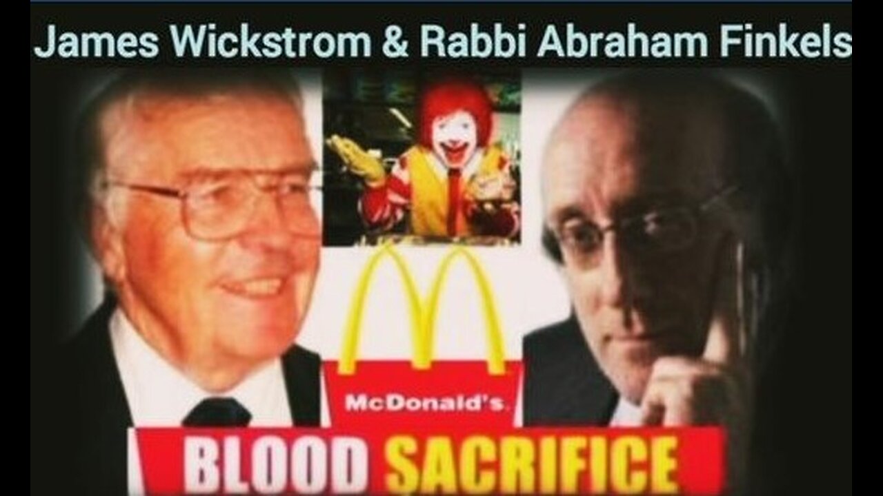 "Human Meat at The Mcdonald" Radio Interview: Dr. James Wickstrom and Rabbi Abraham Finkelstein