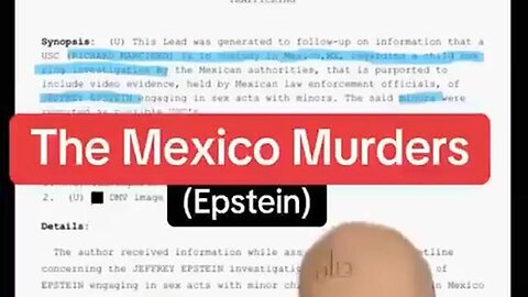Epstein Files: The Mexico Murders