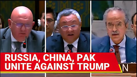 Putin’s Envoy Ignites FIRESTORM At UN; China, Pakistan Join Front Against Trump’s Iran Strikes