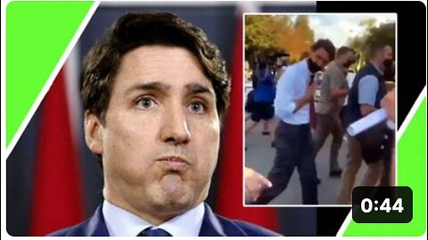 "Town Residents Force Justin Trudeau to Leave"