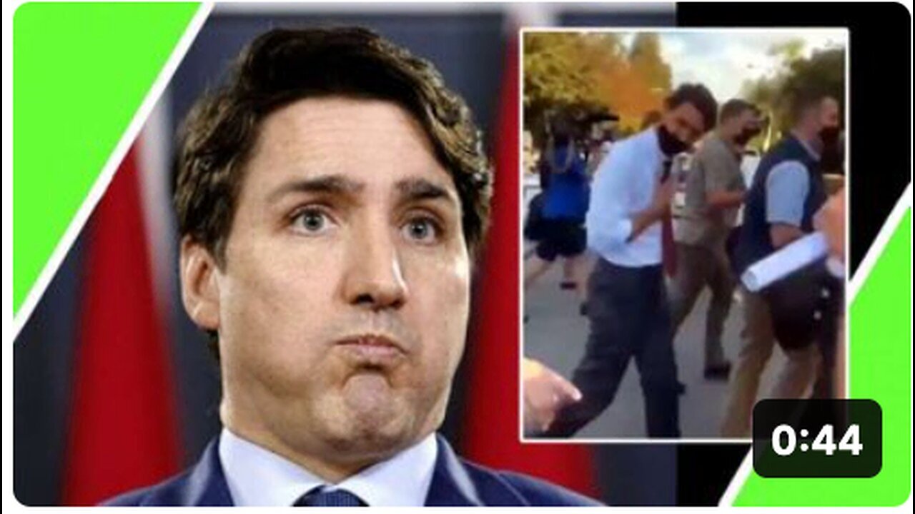 "Town Residents Force Justin Trudeau to Leave"