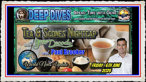 TEA SCONES WITH GENE DECODE PAUL BROOKER - 6TH JUNE 2025