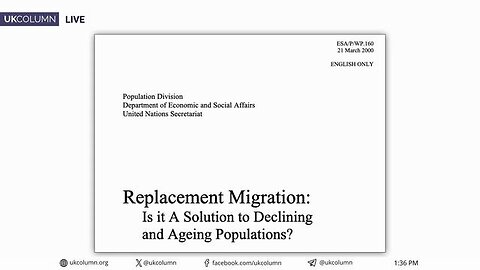 From the UN: Replacement Migration - Is it A Solution to Declining and Ageing Populations? | UKC