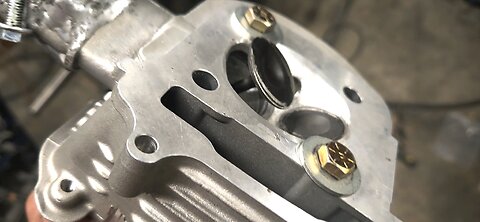 gy6 drag scooter custom big valve head
