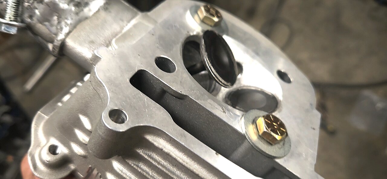 gy6 drag scooter custom big valve head