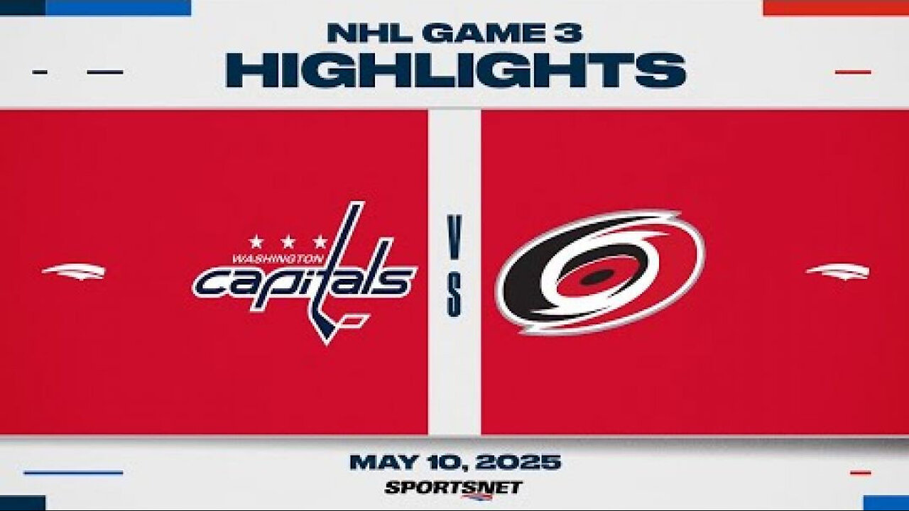 NHL Game 3 Highlights | Capitals vs. Hurricanes