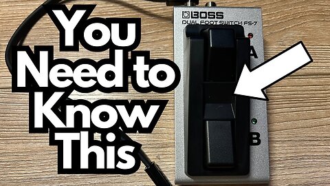 The BOSS FS-7 Works - But There's 1 Important Thing to Know