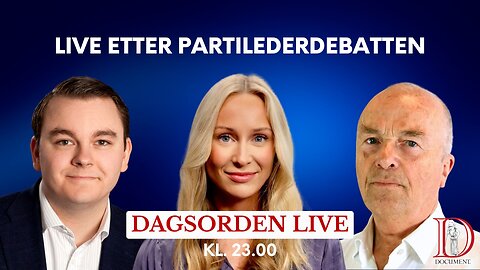 LIVE etter partilederdebatten | Dagsorden 11. august