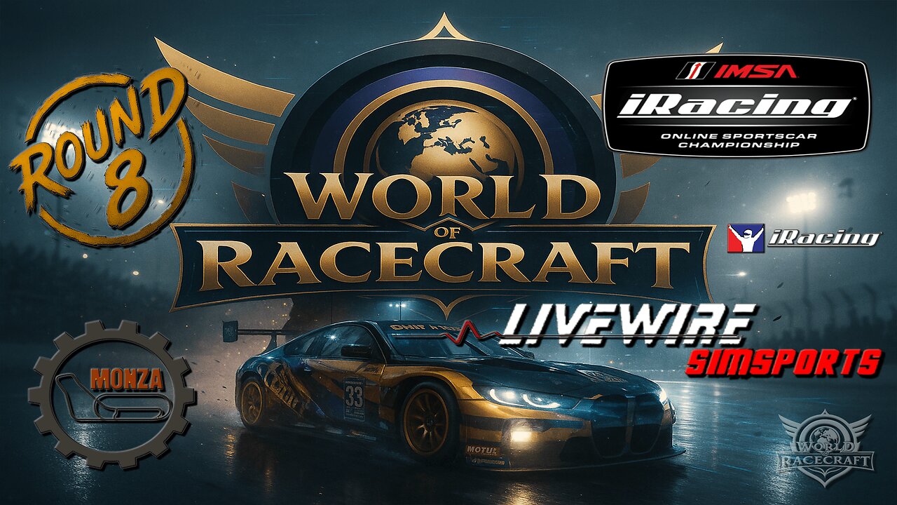 🔴LIVE - Monza - World of Racecraft / Livewire Simsports - Round 8 - iRacing