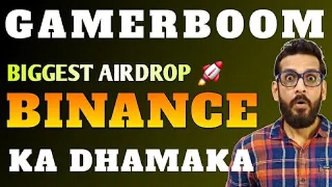 Gamerboom Airdrop | Play To Earn Airdrop | Binance Biggest Airdrop | Full Guide | #binance #solana