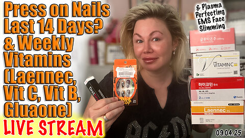 Live Press on Nails last 14 Days? Weekly Vitam SHots incl. Laennec, Vit B, Vit C & Glutaone