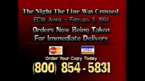 ECW The Night the Line was Crossed - Feb 05 1994 - ECW Arena, Philadelphia, **VHS VERSION**