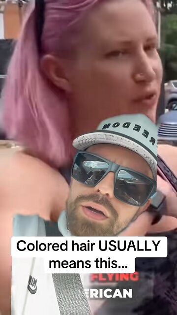 Colored hair USUALLY means this…