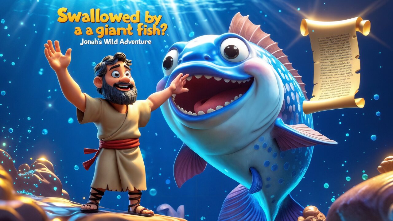 😲 Swallowed by a Giant Fish?! Jonah’s Wild Adventure!