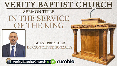 In the Service of the King | Deacon Oliver Gonzalez