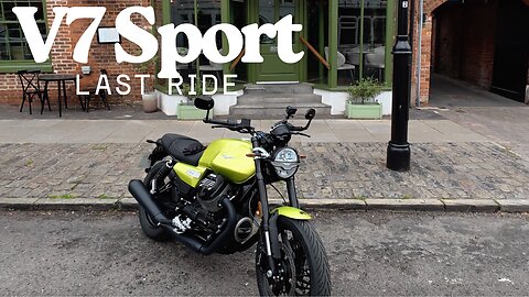 Moto Guzzi V7 Sport Last Ride. Time to take this lovely bike back to Potteries Motorcycles