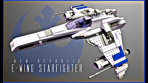 LEGO Star Wars The New Republic - E-Wing Starfighter MOC - Review