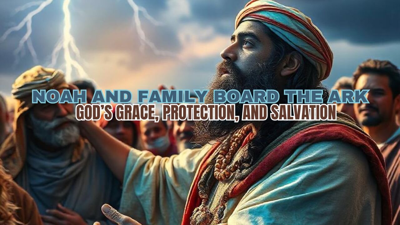 Noah and Family Board the Ark