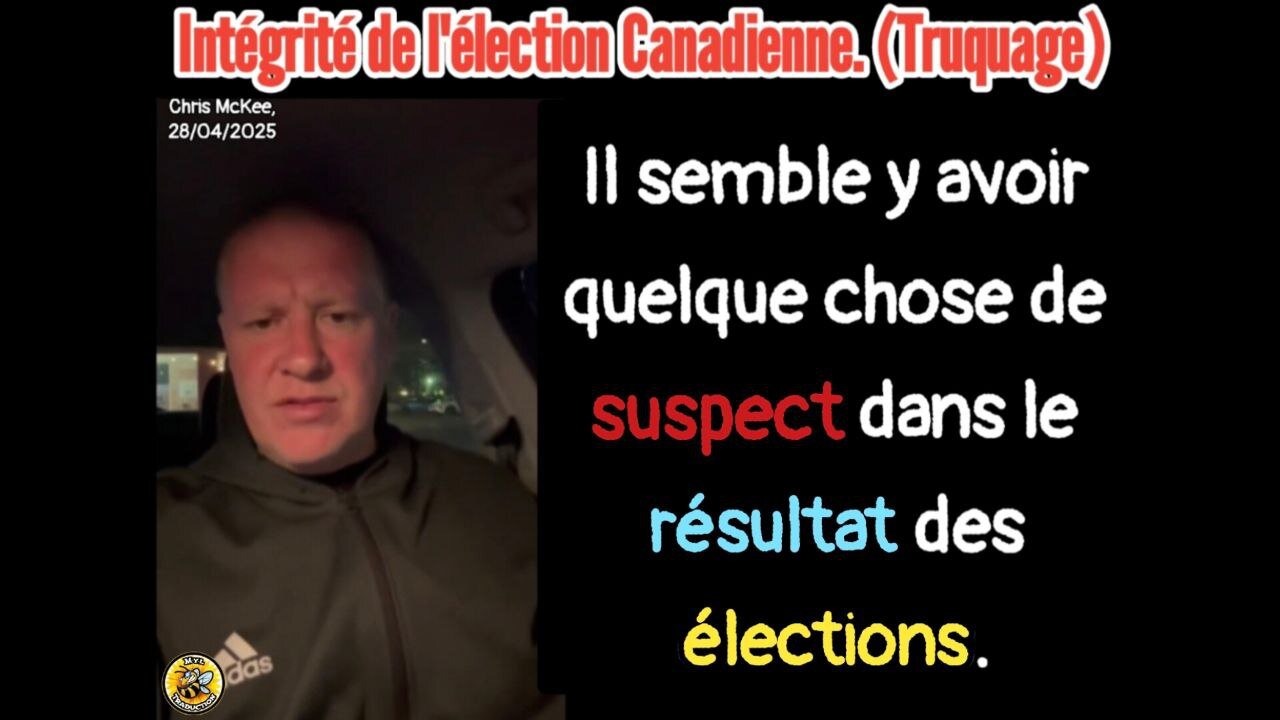 "Il semble y avoir quelque chose de suspect dans le résultat des élections.