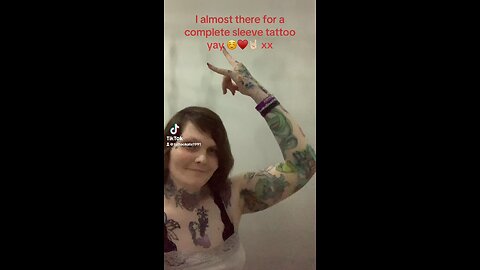 I almost there for a complete sleeve tattoo yay ☺️♥️🤘🏻 xx